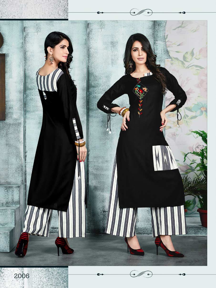 Anishka Vol-2 Manas Rayon Cotton Plazzo Kurti Traders Anishka Vol-2 Manas Rayon Cotton Plazzo Kurti Traders